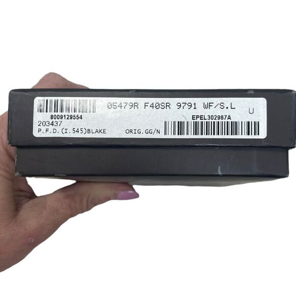 Gucci Canvas Web Logo Jackie Wallet Continental Canvas Leather Authentic - Picture 4 of 9